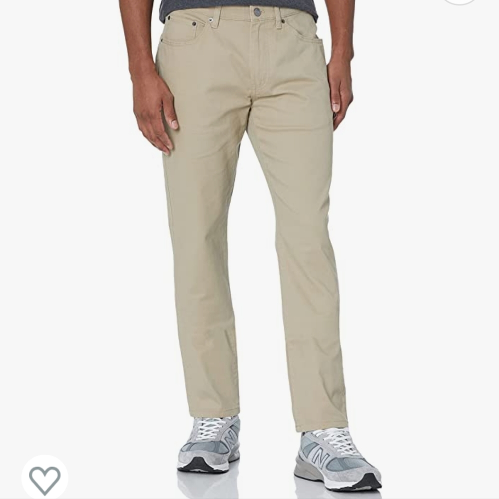 Men's 5-pocket twill pant